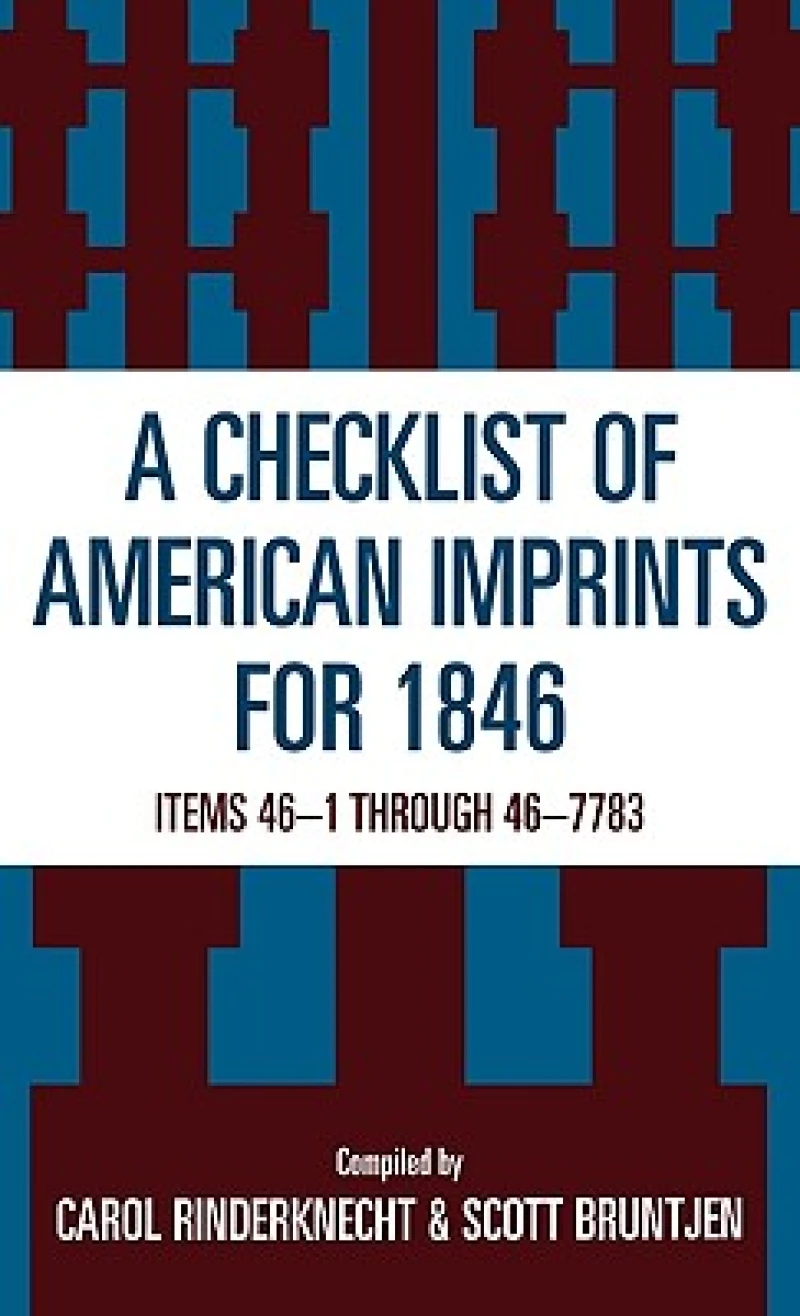 Checklist of American Imprints 1846