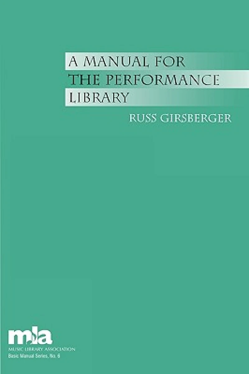 A Manual for the Performance Library