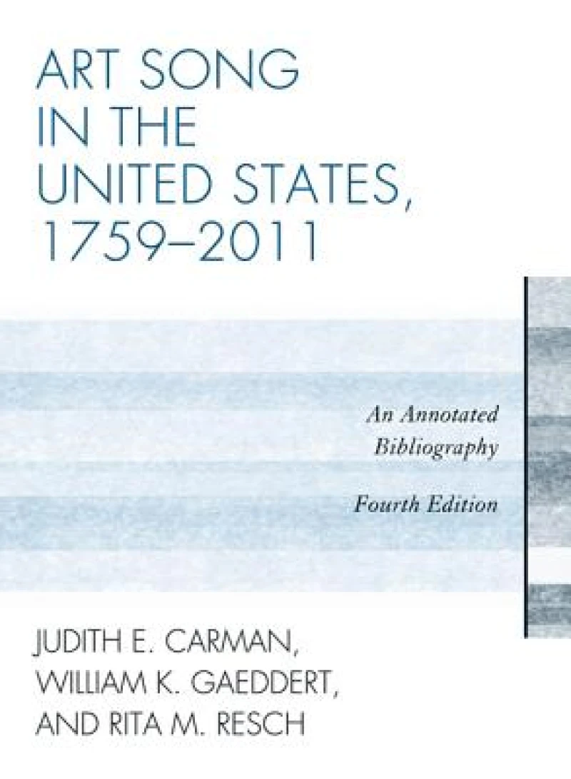 Art Song in the United States, 1759-2011