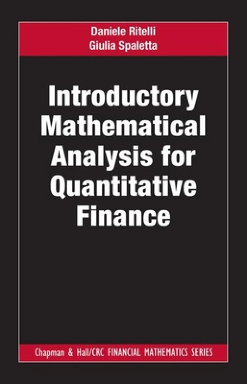 Introductory Mathematical Analysis for Quantitative Finance