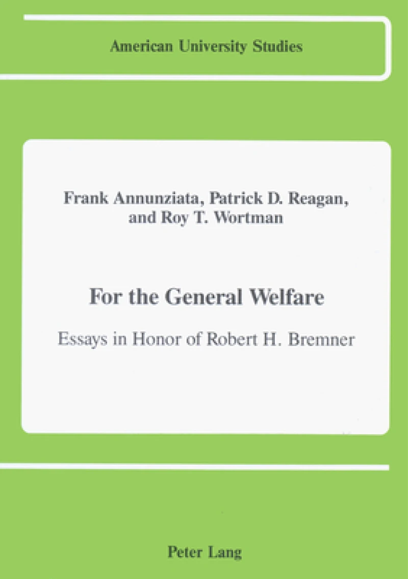 For the General Welfare