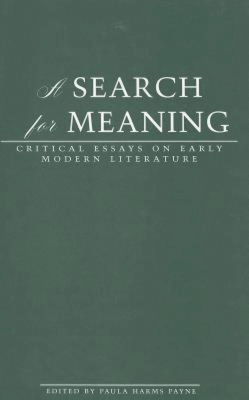 A Search for Meaning