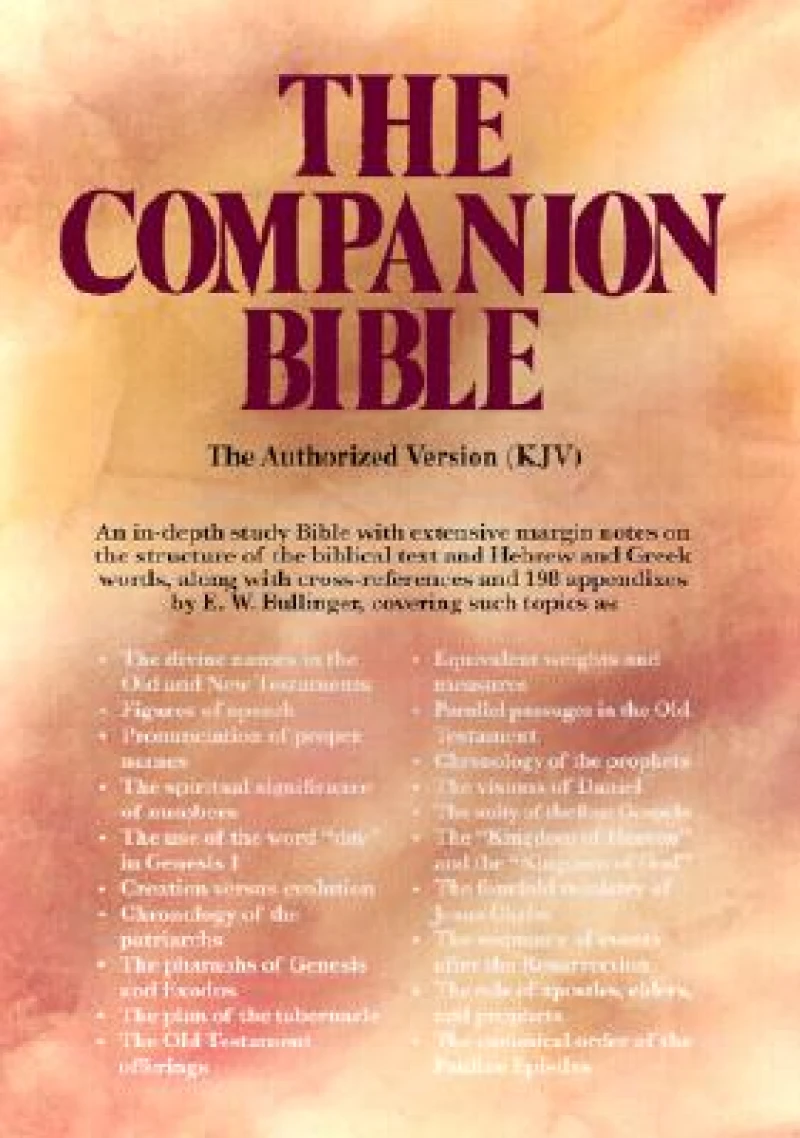 Companion Bible (Black)Bonded Leather-Indexed