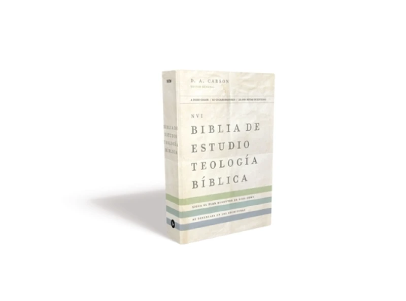NVI, Biblia de Estudio Teología Bíblica, Interior a cuatro colores, Tapa dura