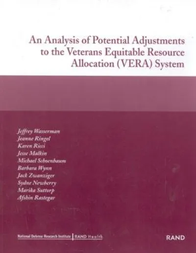 An Analysis of Potential Adjustments to the Veterans Equitable Resource Allocation (VERA) System
