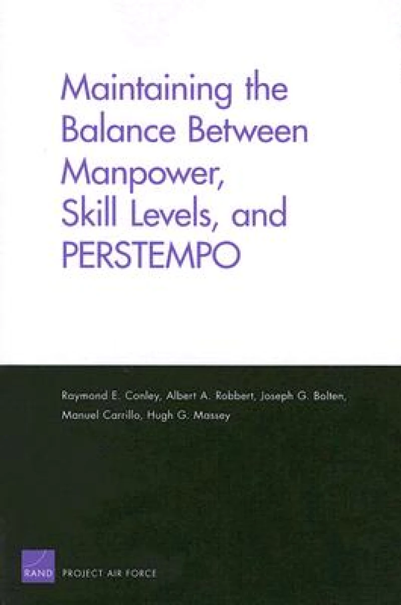 Maintaining the Balance Between Manpower, Skill Levels, and PERSTEMPO
