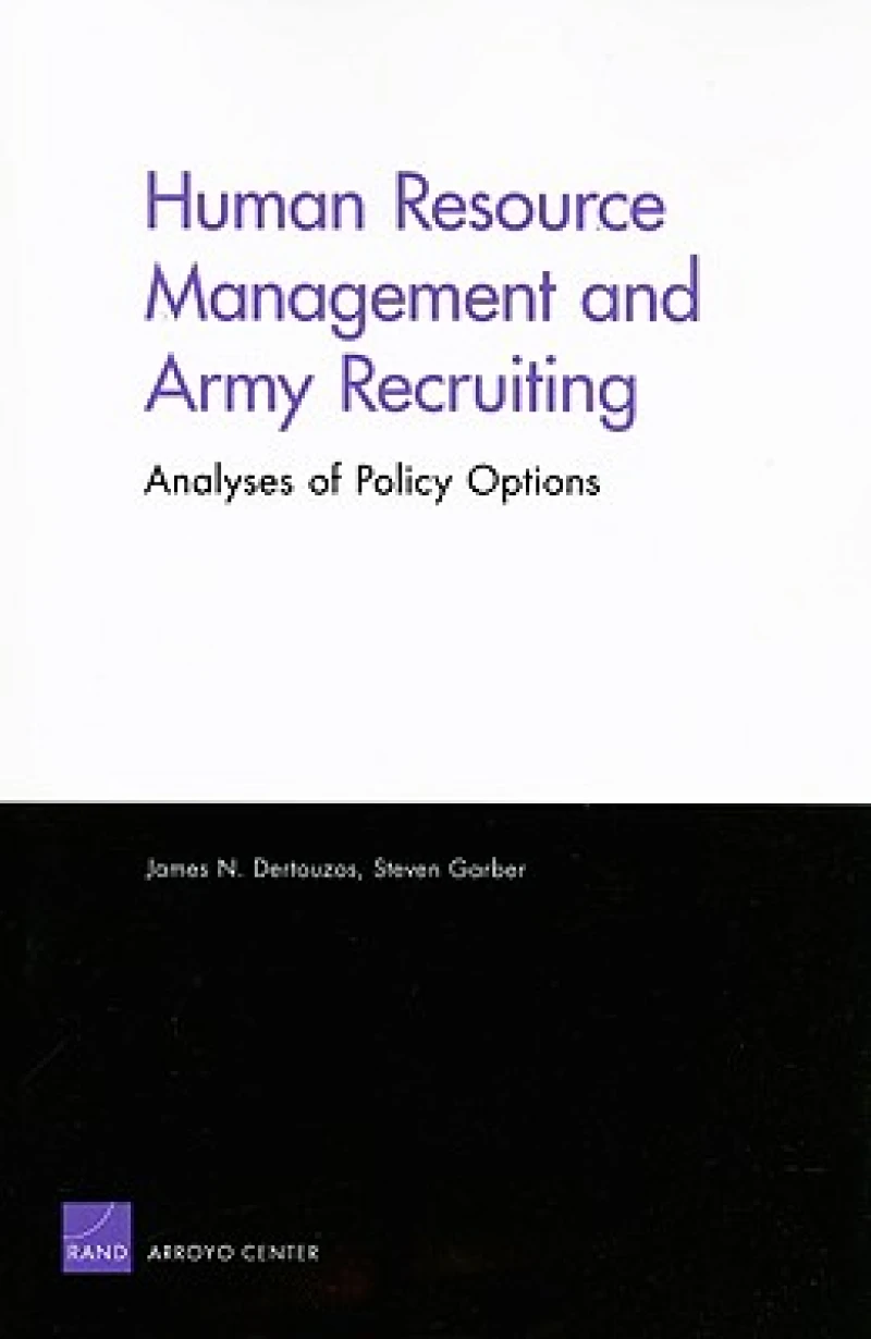 Human Resource Management and Army Recruiting