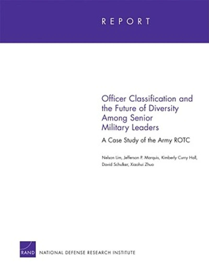 Officer Classification and the Future of Diversity Among Senior Military Leaders