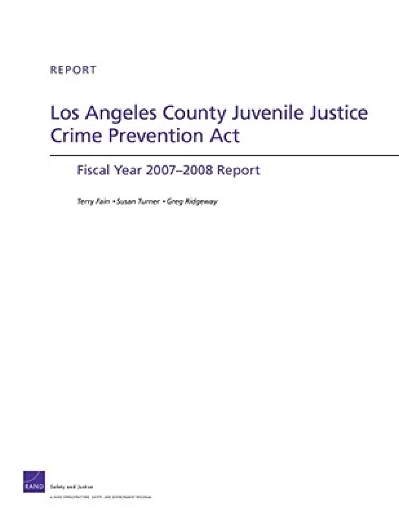 Los Angeles County Juvenile Justice Crime Prevention Act