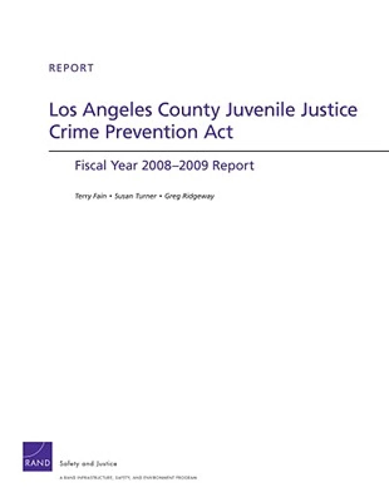 Los Angeles County Juvenile Justice Crime Prevention Act