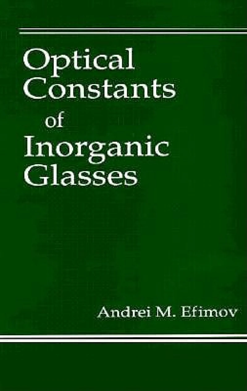 Optical Constants of Inorganic Glasses