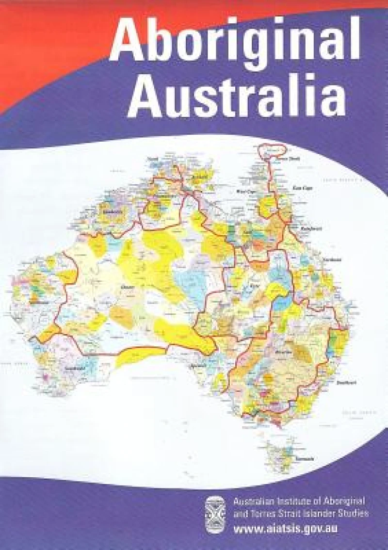 Aboriginal Australia Wall Folded Map: Large