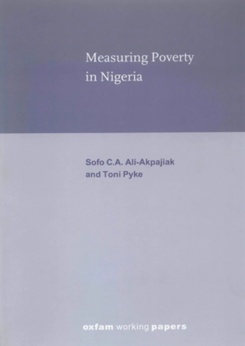 Measuring Poverty in Nigeria