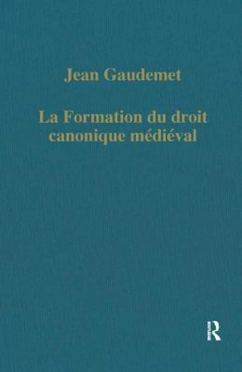 La formation du droit canonique medieval