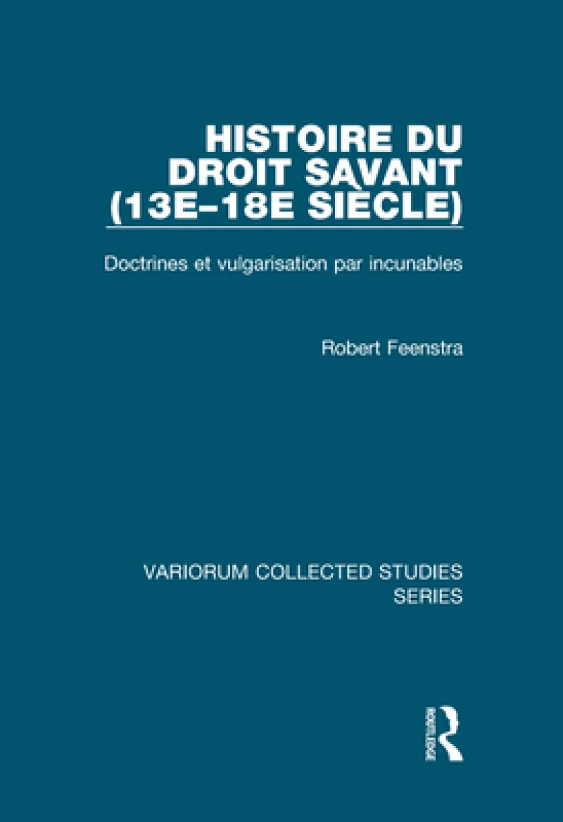 Histoire du droit savant (13e–18e siecle)