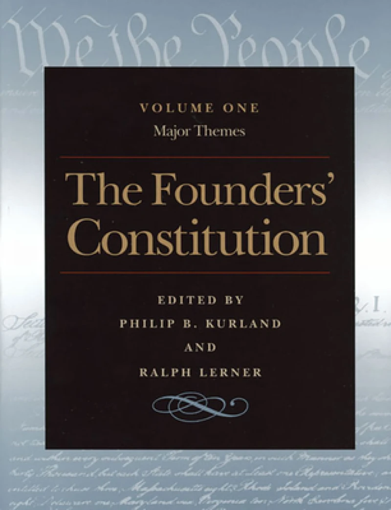 Founders' Constitution, Volume 1