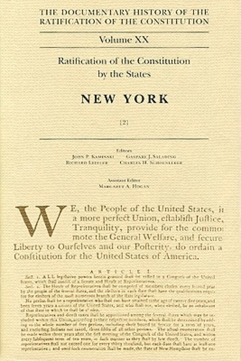Ratification of the Constitution by the States, New York