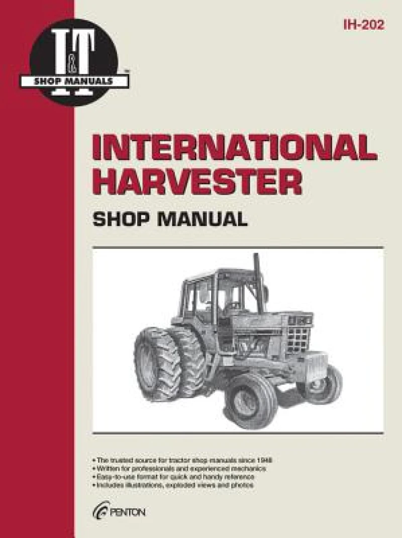 International Harvester (Farmall) 544-686 & Hydro 70-86 Gasoline, 544-1586 Diesel & Hydro 70-186 Diesel Tractor Service Repair Manual