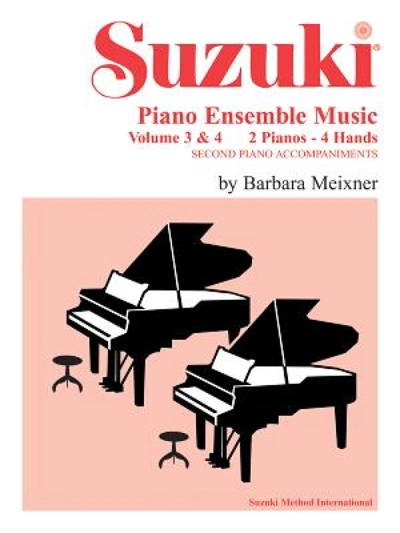 Suzuki Piano Ensemble Musicv. 3 & 4 for Piano Duo