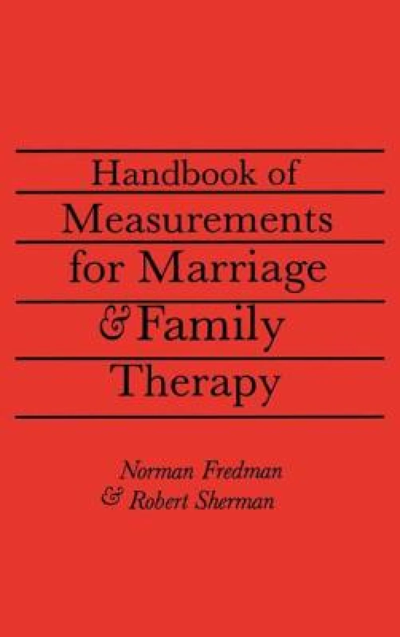 Handbook Of Measurements For Marriage And Family Therapy