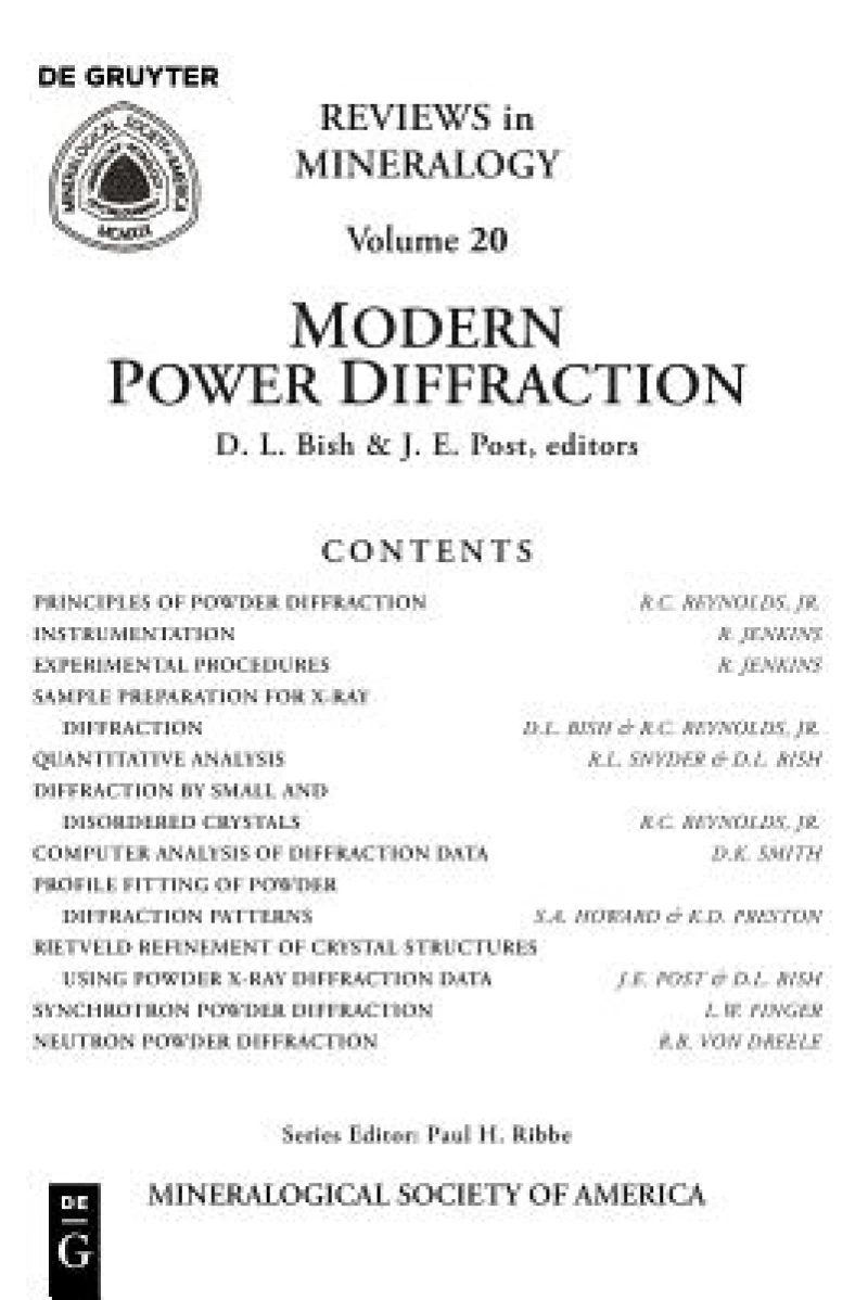 Modern Powder Diffraction