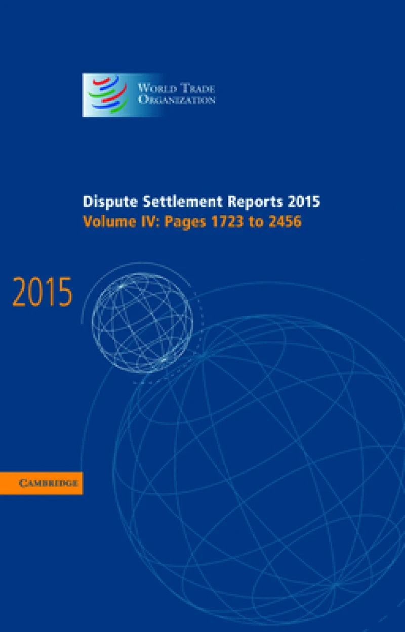 Dispute Settlement Reports 2015: Volume 4, Pages 1723–2456