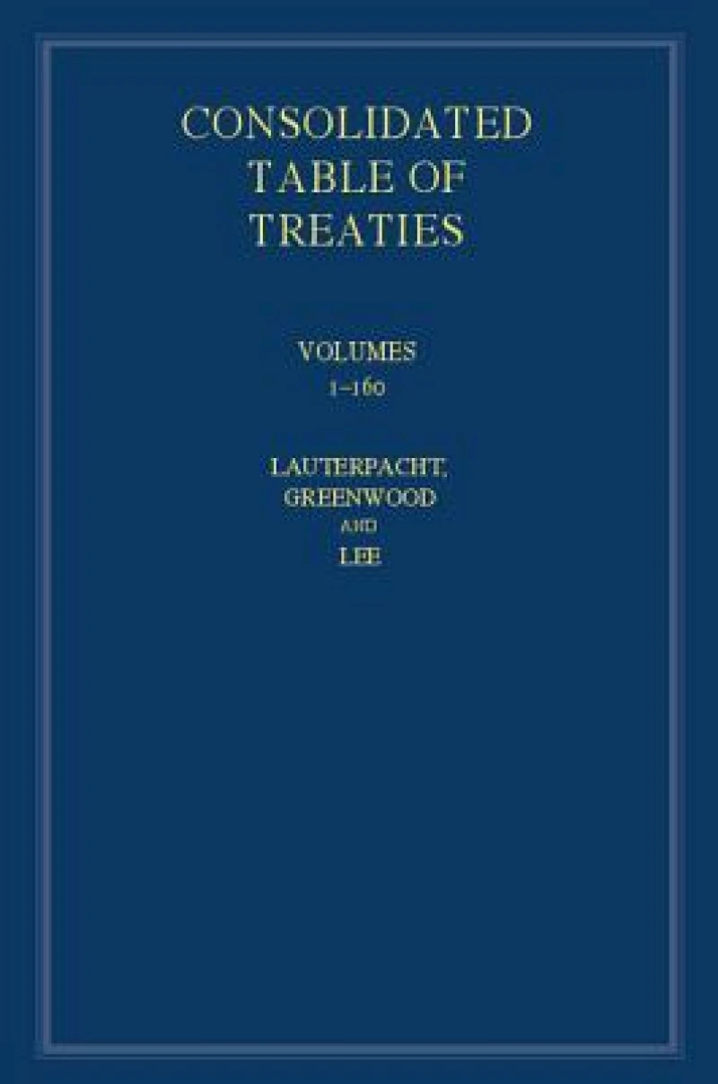 International Law Reports, Consolidated Table of Treaties