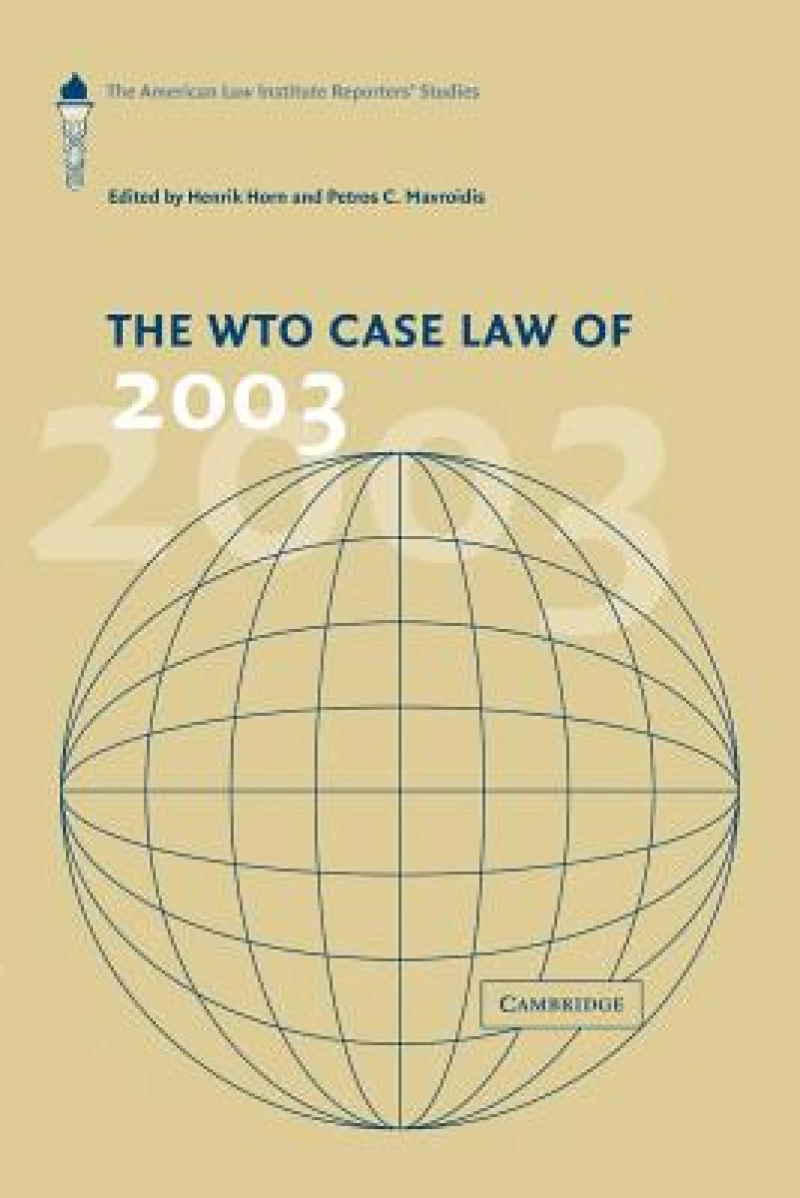 The WTO Case Law of 2003