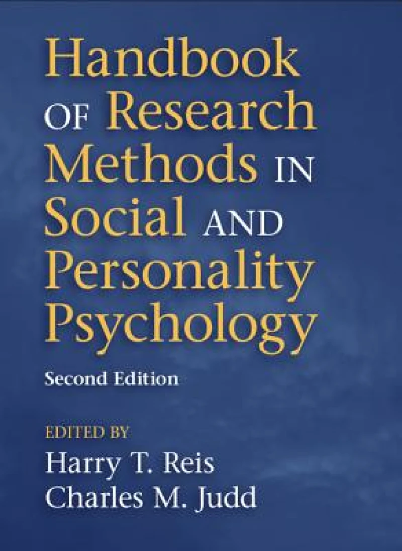 Handbook of Research Methods in Social and Personality Psychology