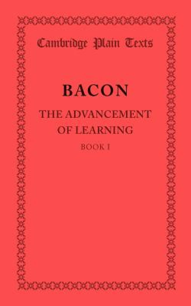 The Advancement of Learning