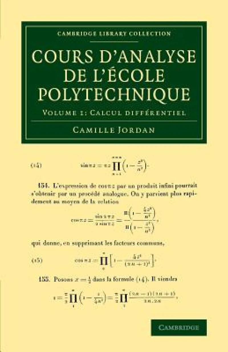 Cours D''Analyse de L''Ecole Polytechnique