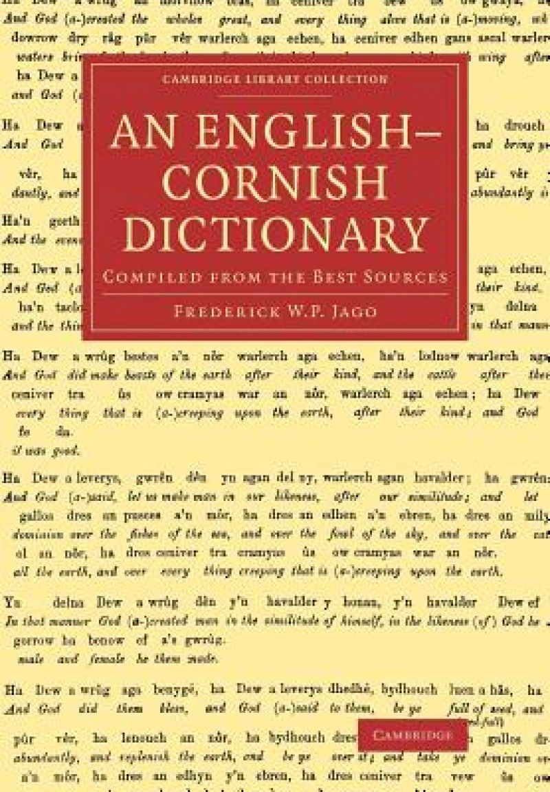 An English–Cornish Dictionary