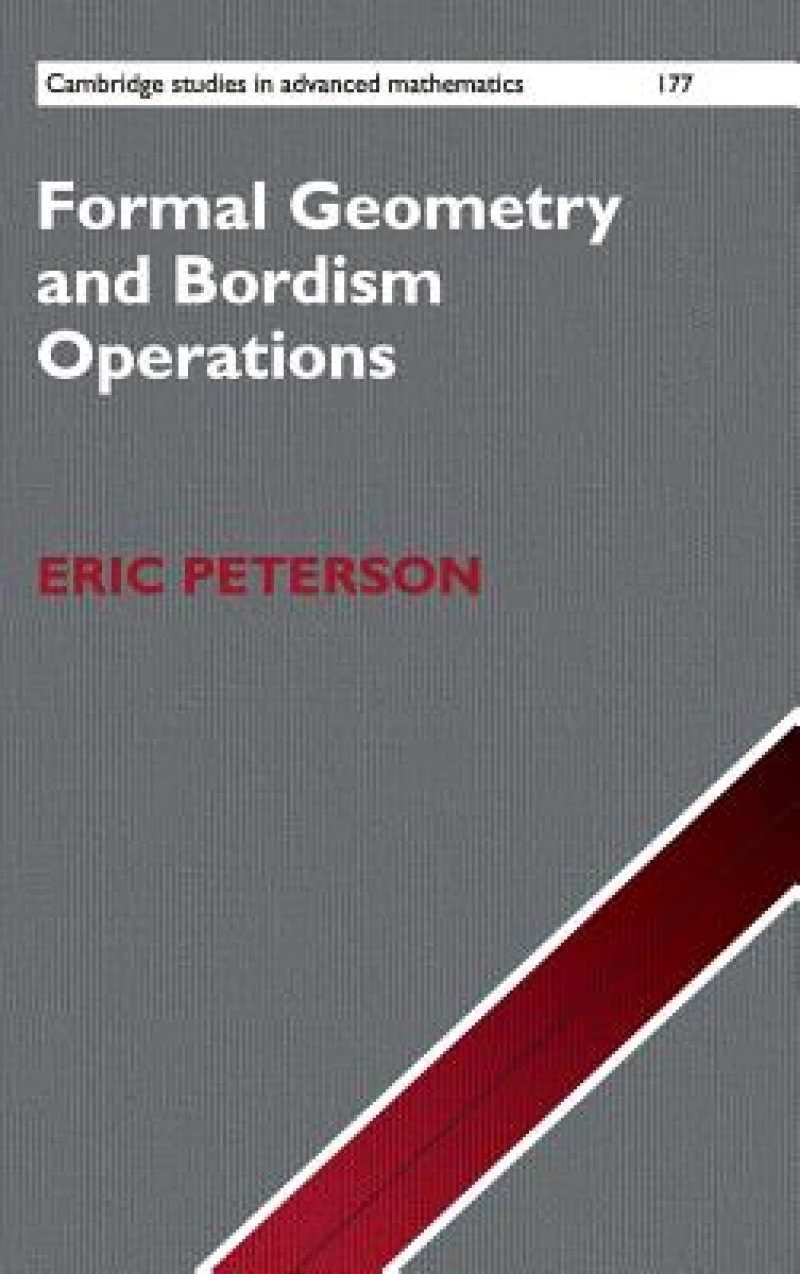 Formal Geometry and Bordism Operations