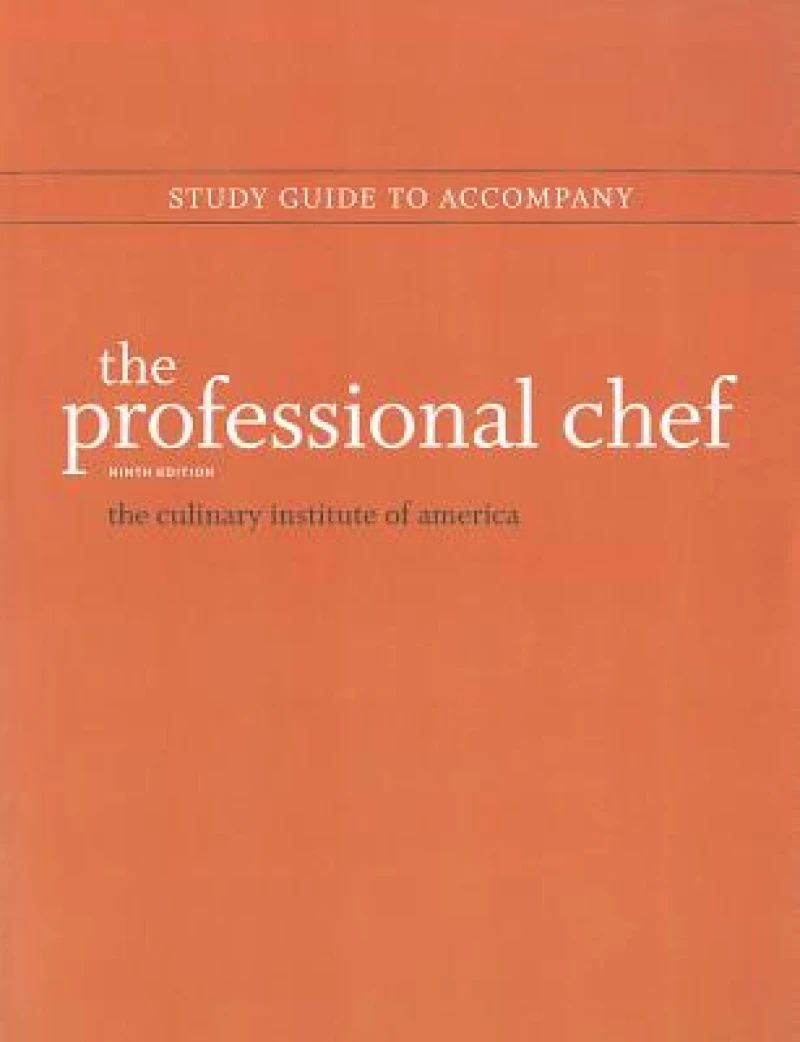 The Professional Chef, 9e Study Guide