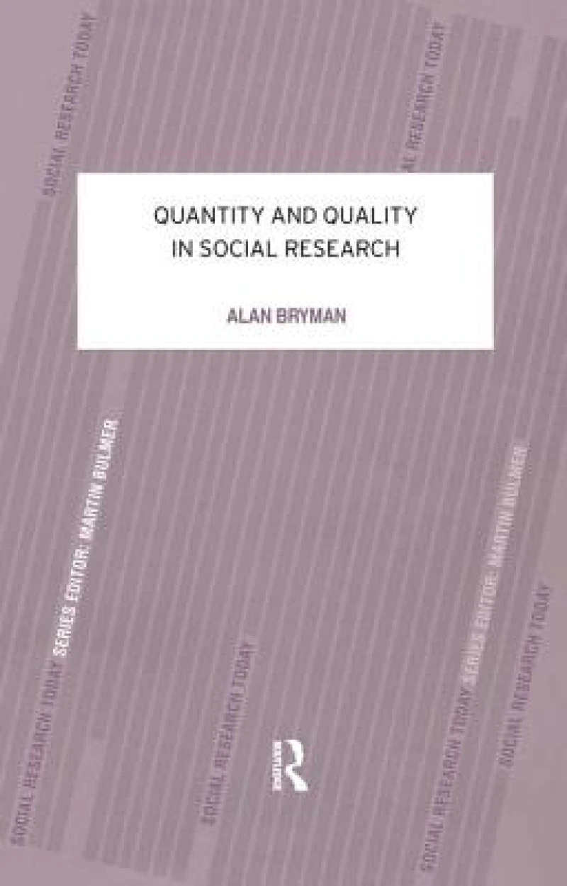 Quantity and Quality in Social Research