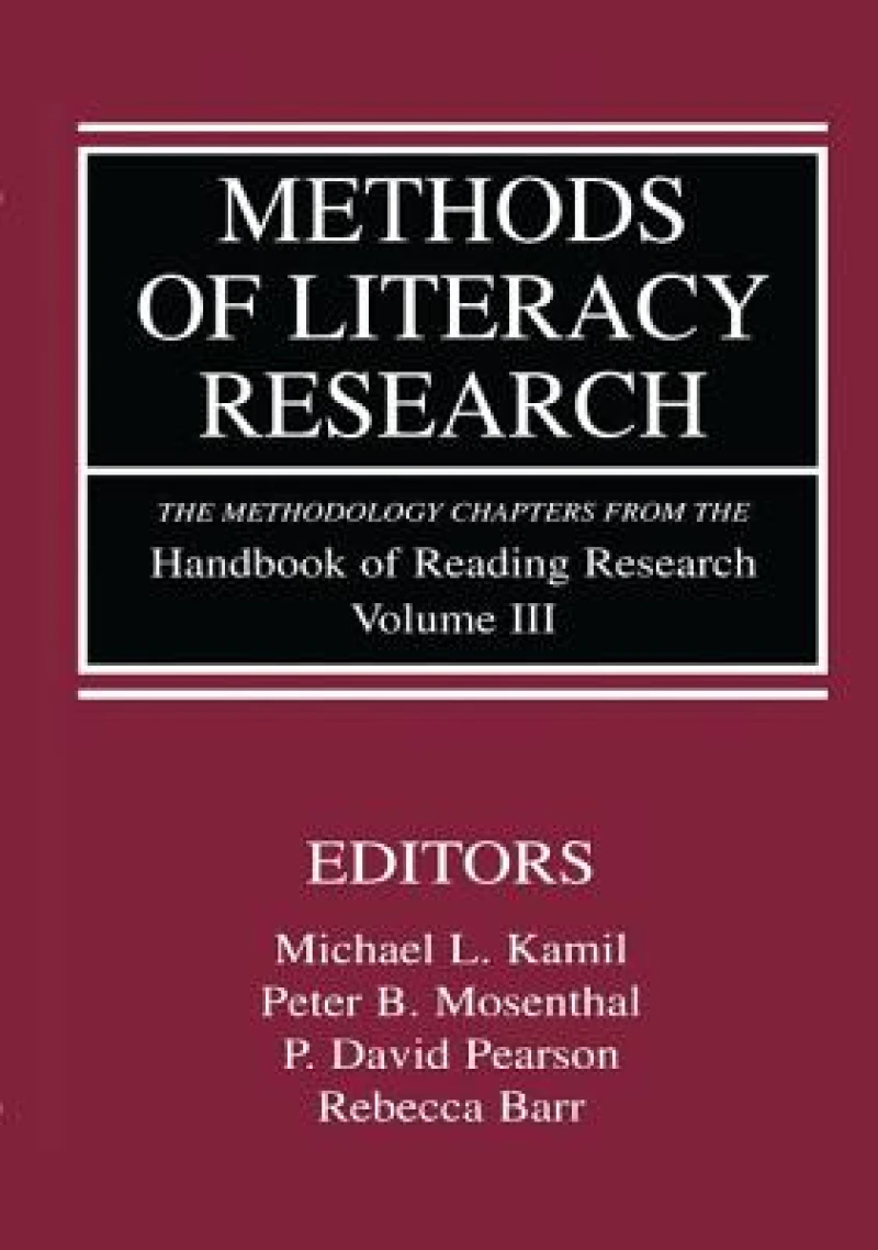 Methods of Literacy Research
