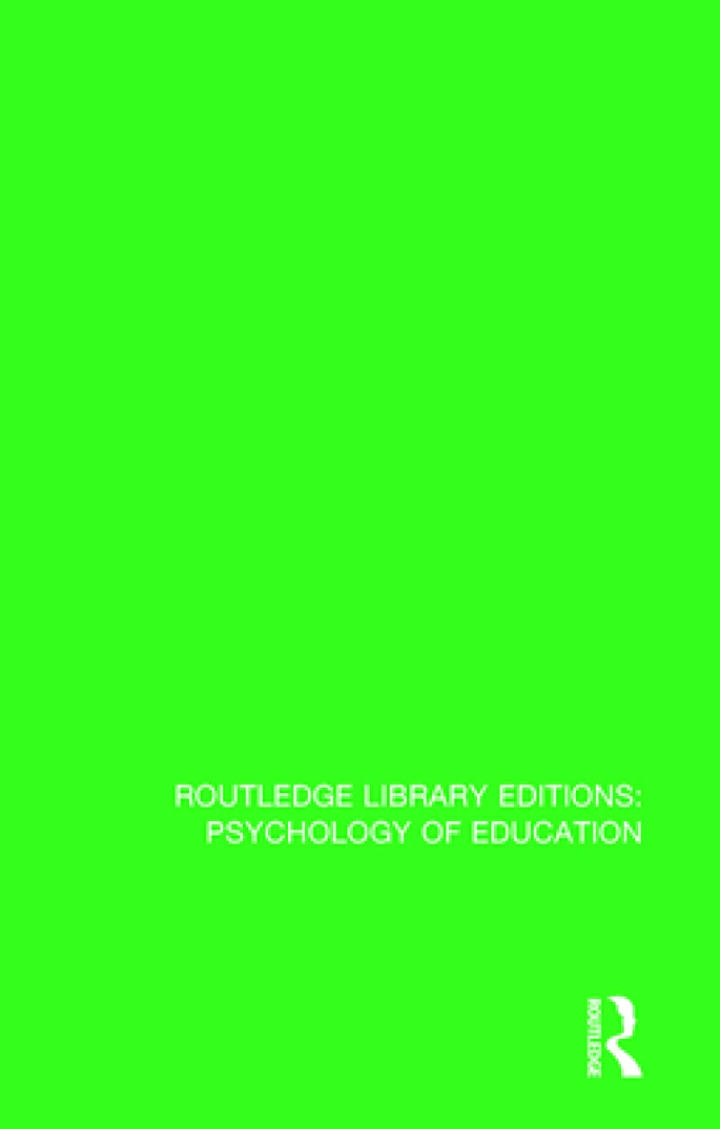Psychological Theory and Educational Practice