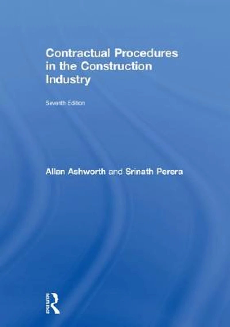 Contractual Procedures in the Construction Industry