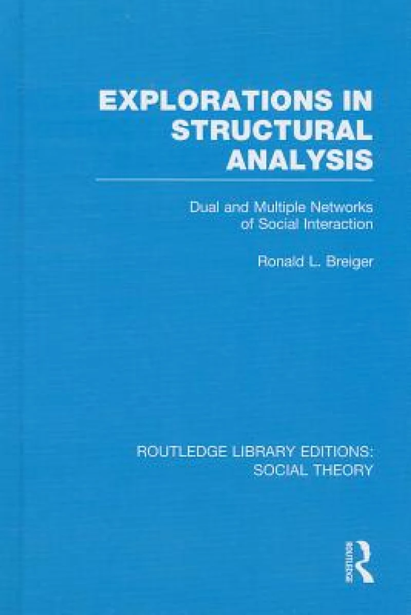Explorations in Structural Analysis (RLE Social Theory)