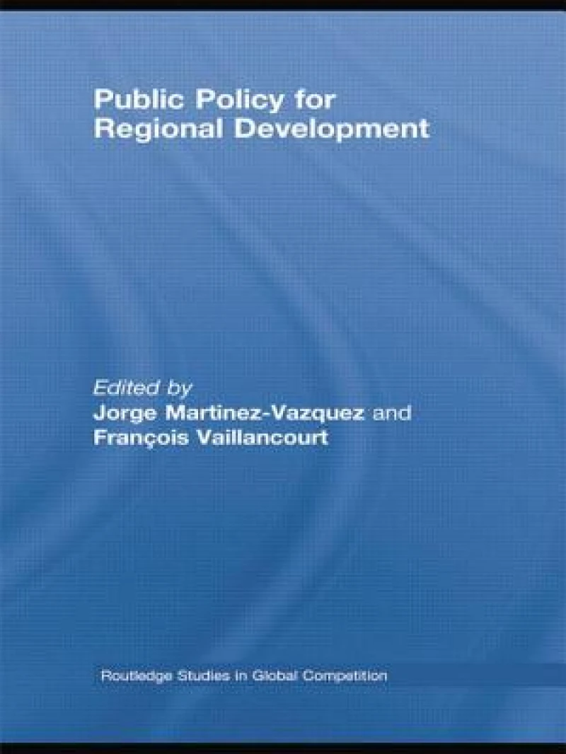 Public Policy for Regional Development