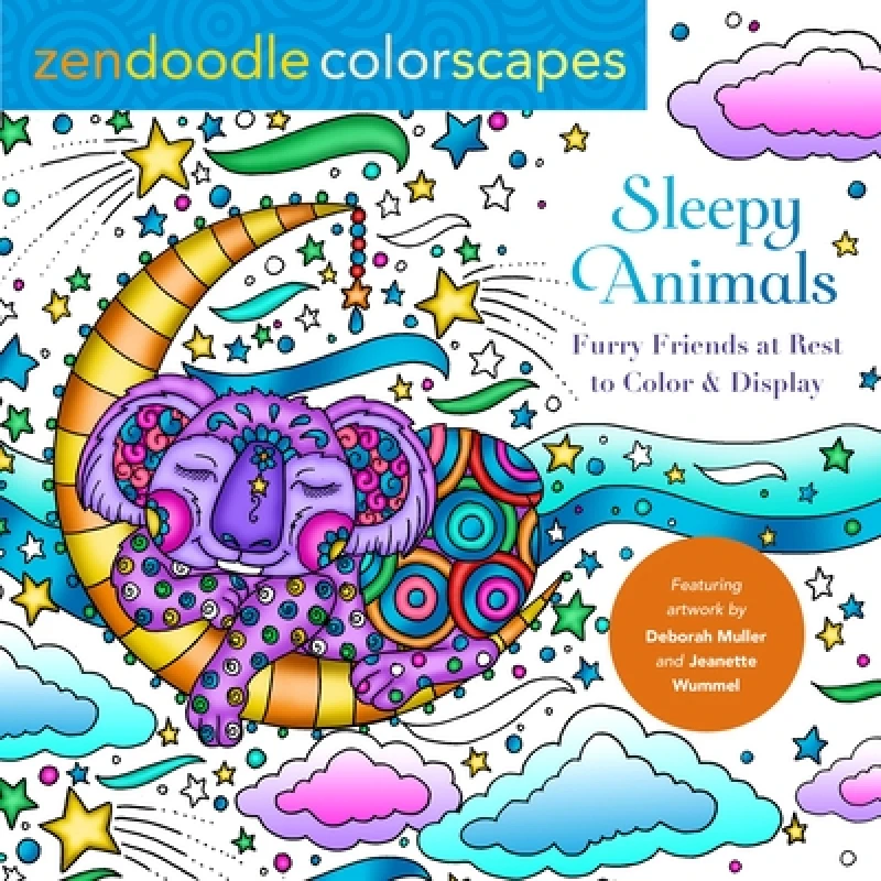 Zendoodle Colorscapes: Sleepy Animals