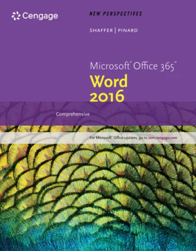 New Perspectives MicrosoftA® Office 365 & Word 2016