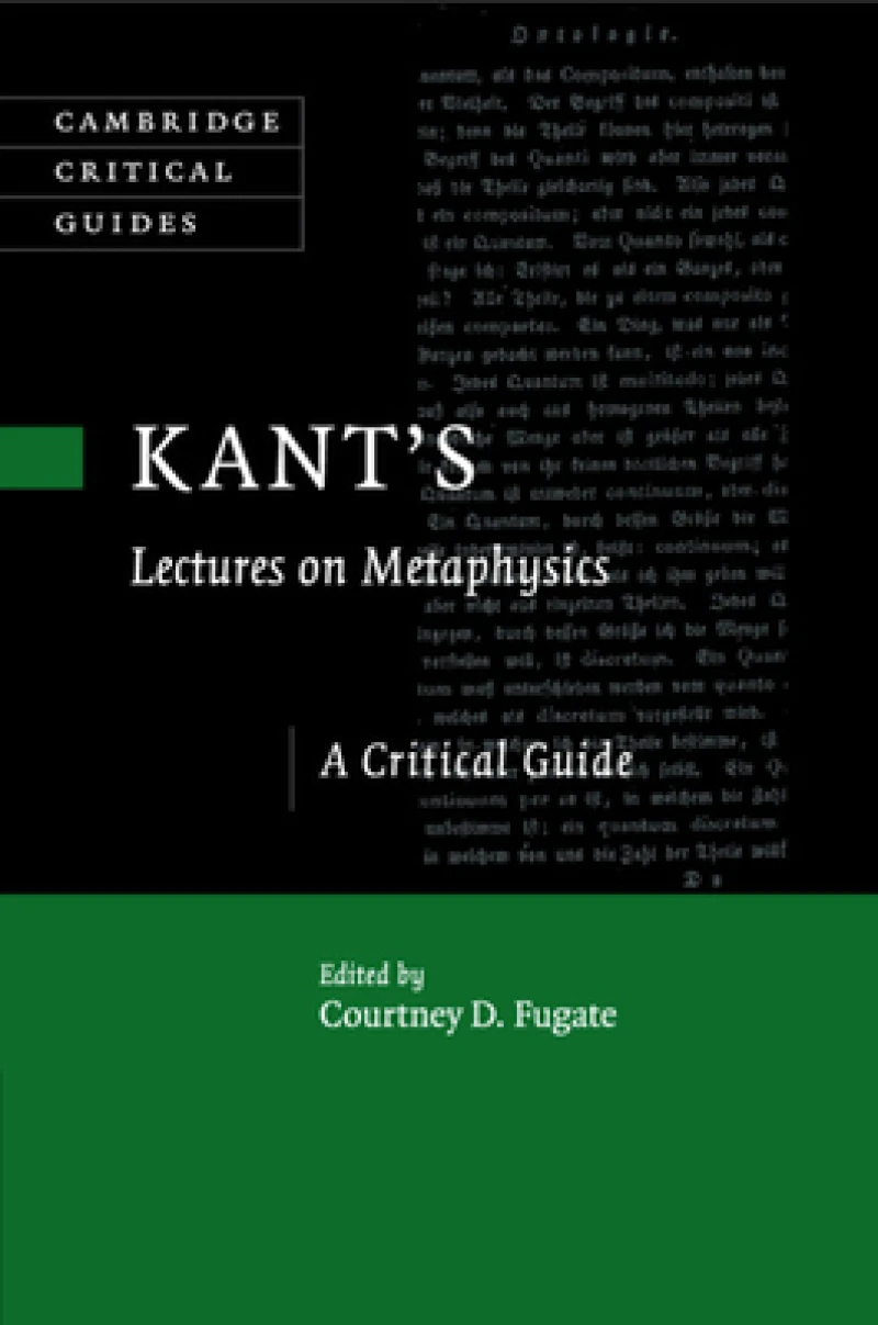 Kant''s Lectures on Metaphysics