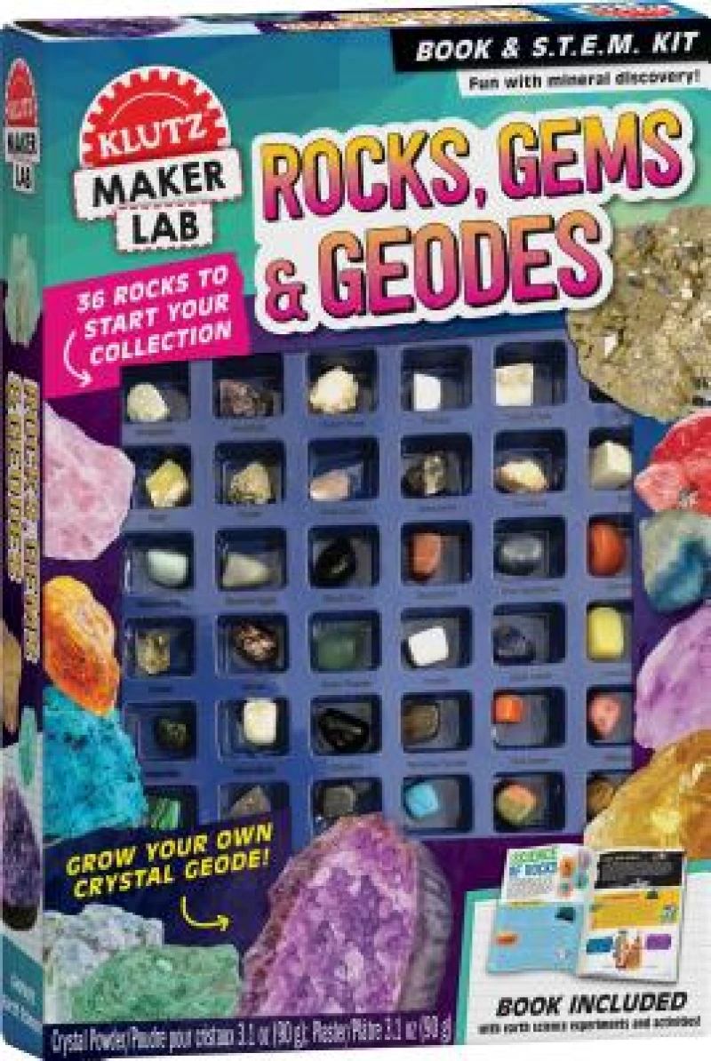 KLUTZ MAKER LAB: ROCKS, GEMS & GEODES
