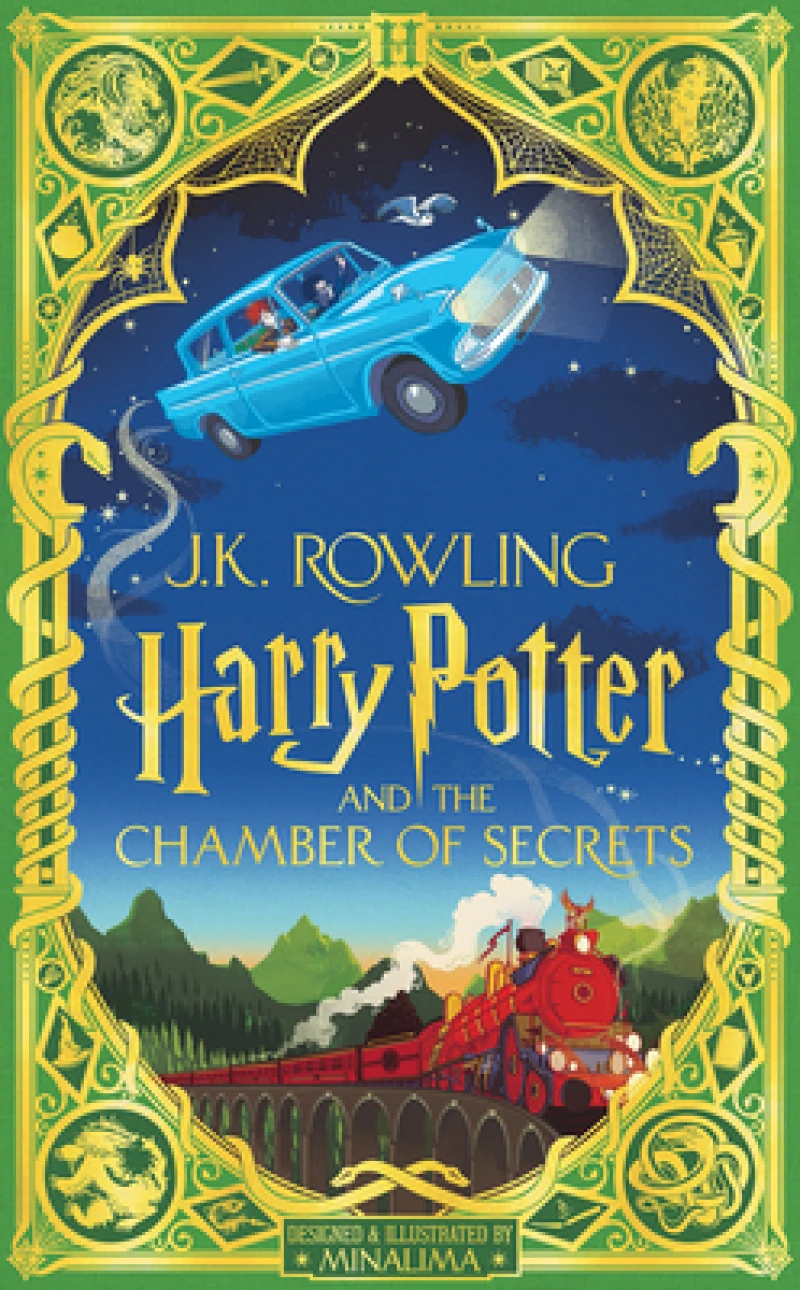 Harry Potter and the Chamber of Secrets (Harry Potter, Book 2) (MinaLima Edition) (Interactive Illustrated Edition)