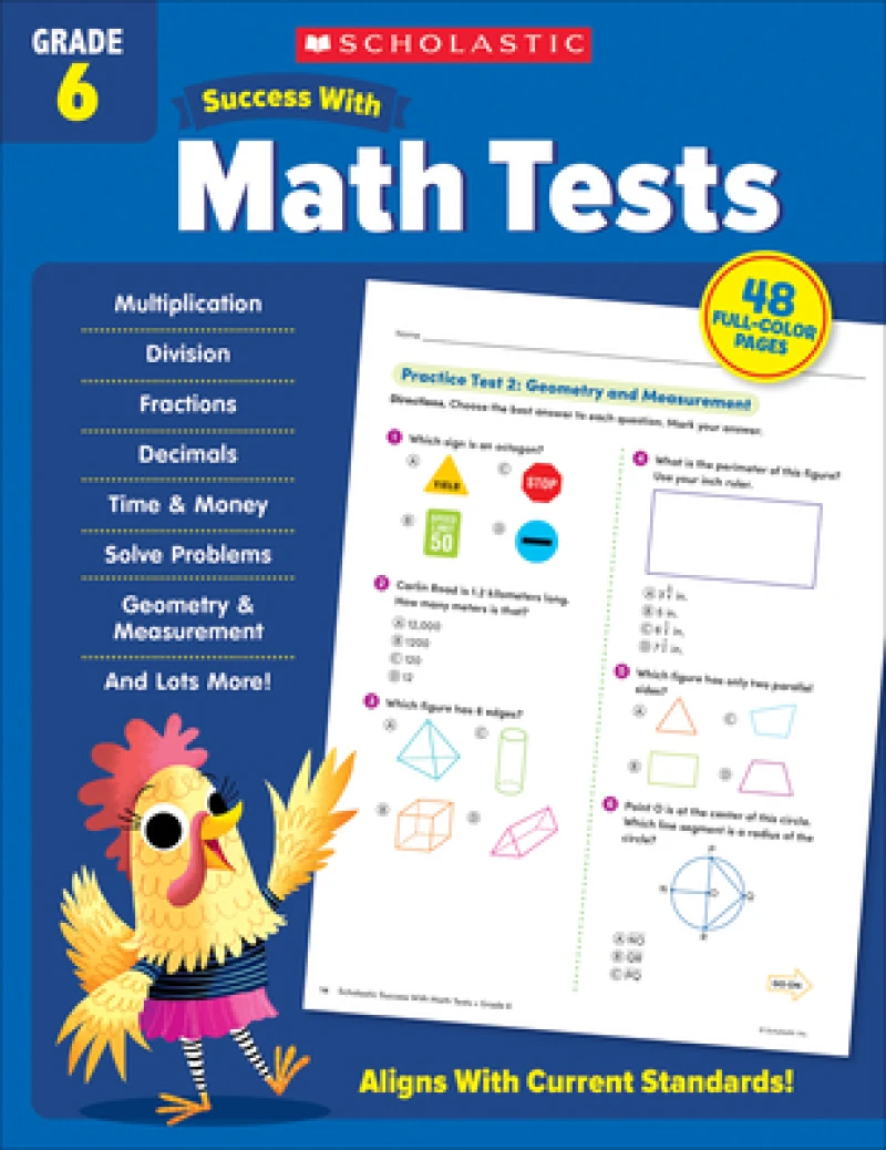 Scholastic Success With Math Tests, Grade 6