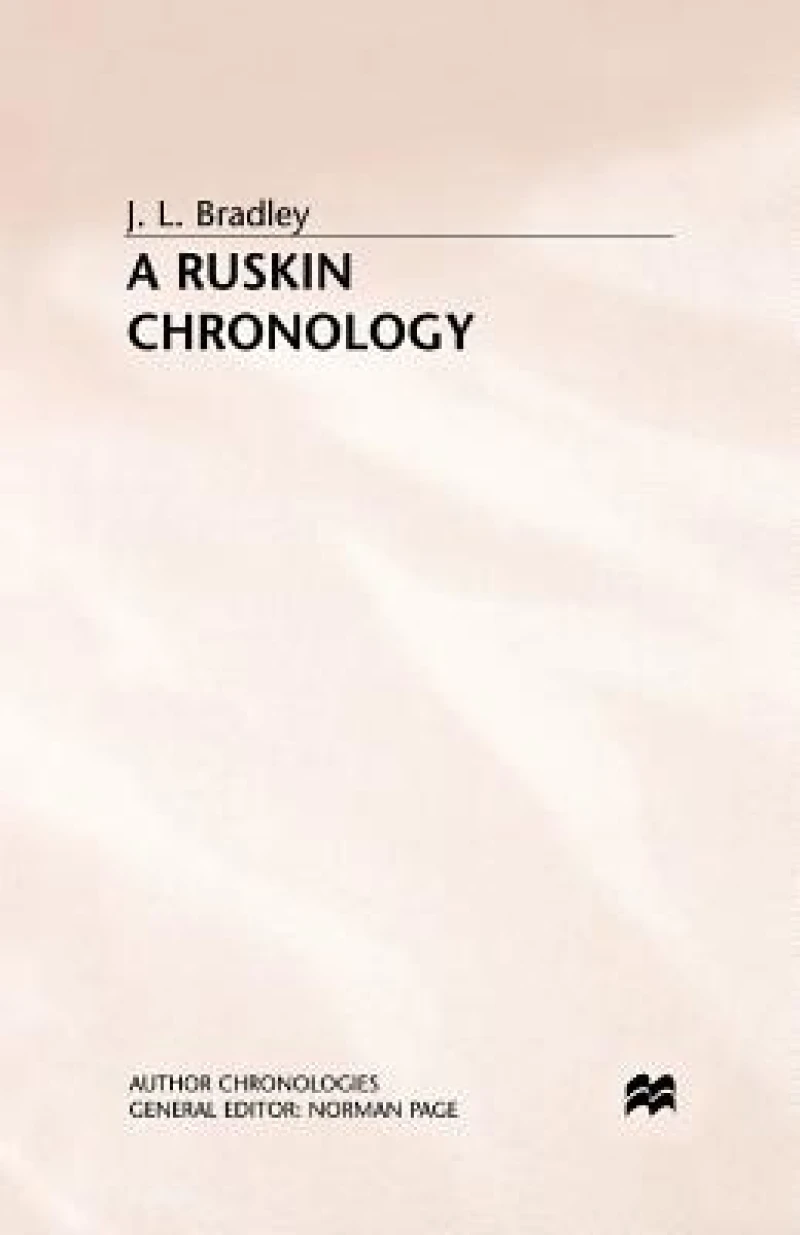 A Ruskin Chronology