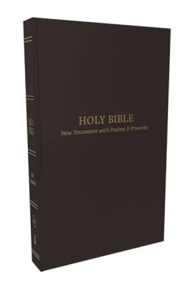 KJV Holy Bible: Pocket New Testament with Psalms and Proverbs, Black Softcover, Red Letter, Comfort Print: King James Version