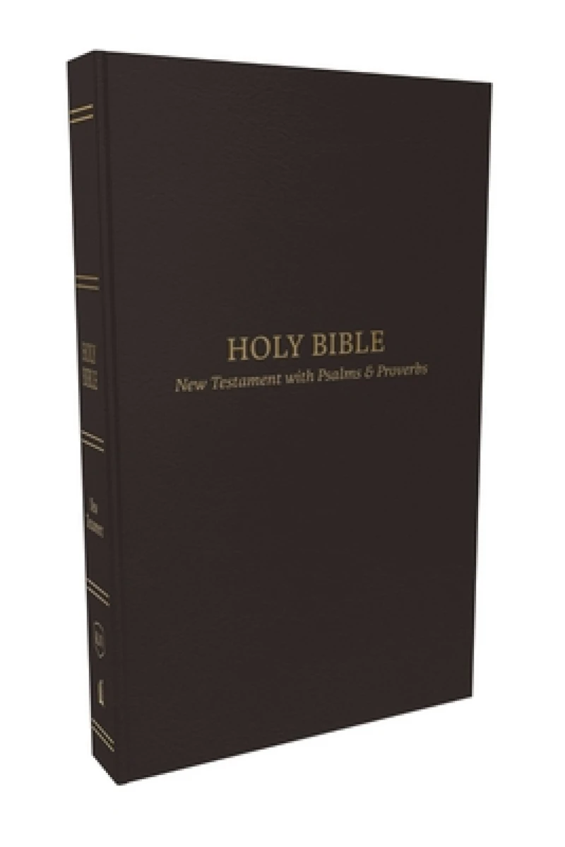 KJV Holy Bible: Pocket New Testament with Psalms and Proverbs, Black Leatherflex, Red Letter, Comfort Print: King James Version