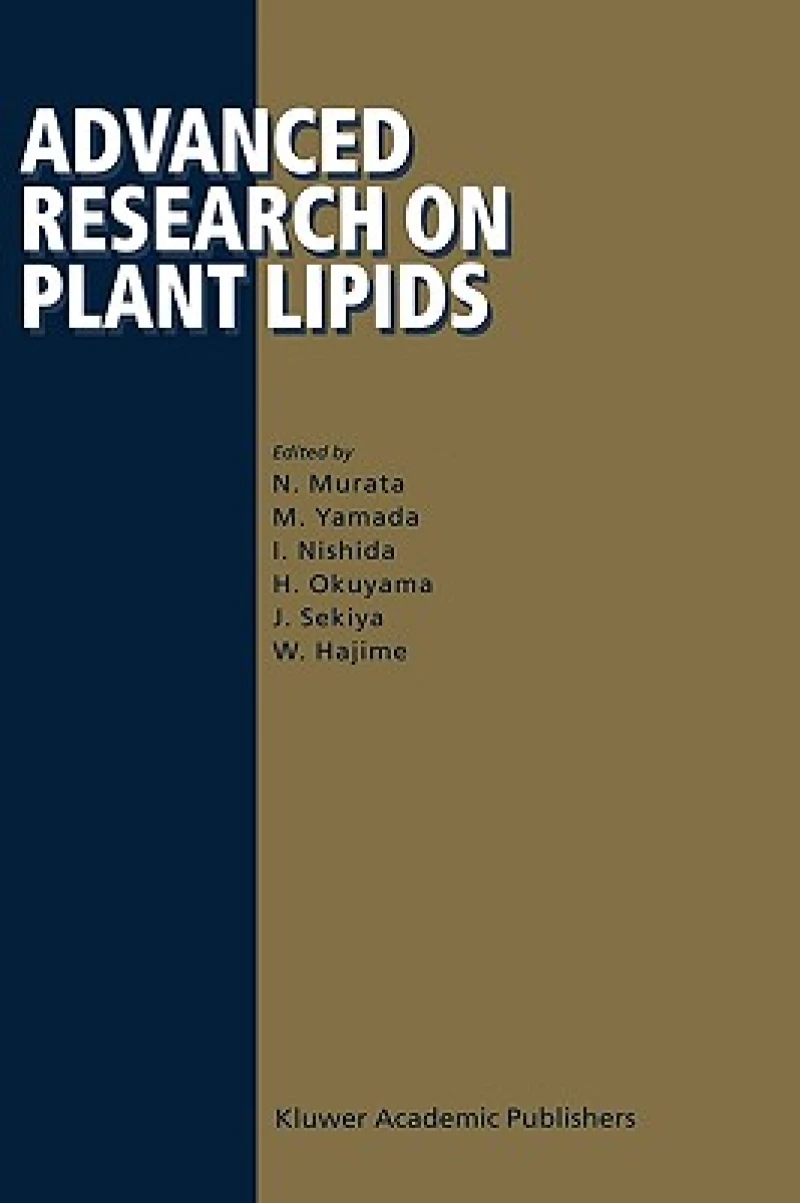 Advanced Research on Plant Lipids
